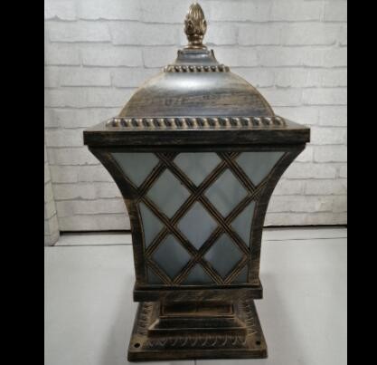 太阳能柱头灯别墅围墙门柱照明灯农村室外围栏灯太阳能户外庭院灯图3