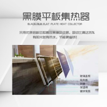 太阳能阳台壁挂热水器高层阳台平板太阳能分体式热水器生产厂家图3