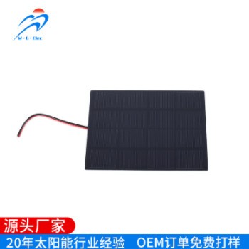 4V640mA太阳能马灯太阳能光伏电池板 太阳能充电单晶层压PET组件图2