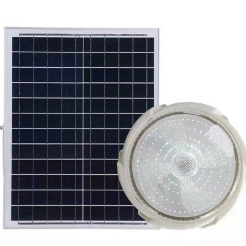 太阳能灯家用室内卧室照明灯太阳能吸顶灯LED庭院灯新款吸顶灯图2
