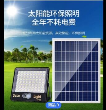 太阳能人体感应灯LED户外庭院灯太阳能灯家用照明灯太阳能投光灯