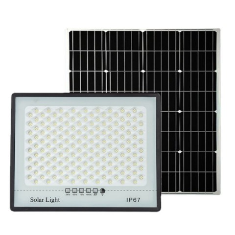 太阳能户外灯大功率led超亮投光家用庭院灯新农村路灯遥控光控图2