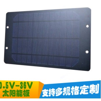 现货单晶硅6W6V磨砂pet太阳能电池板 哈罗共享单车太阳能发电板图3