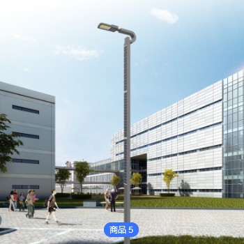 史福特一鸣系列抗风定制一体化太阳能庭院灯30W科技园区学校路灯图3