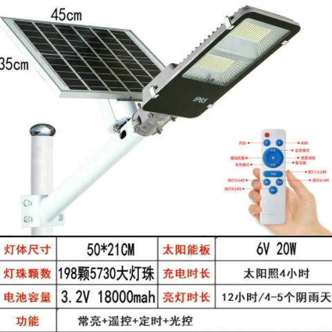 太阳能路灯新农村户外感应庭院灯 led大功率道路照明灯家用墙壁灯图2