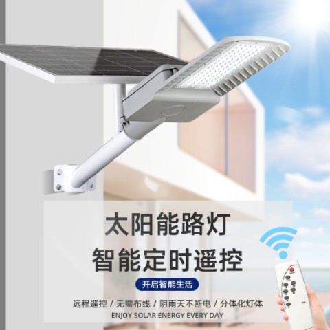 户外工程太阳能路灯 新农村改造分体式太阳能感应庭院灯壁灯图2